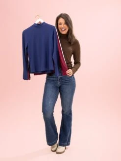 Long Sleeve Mock Neck Essential Top By DD Design | S-3XL -Discount Divas Shop f799b7afa7b7be0335738dd95aea0f4a