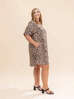 Leopard V Neck Pocket Dress By DD Design | S-3XL 16 Leopard V Neck Pocket Dress By DD Design | S-3XL -Discount Divas Shop f7d34114e0d7af98d711bd7cf6dc8a03