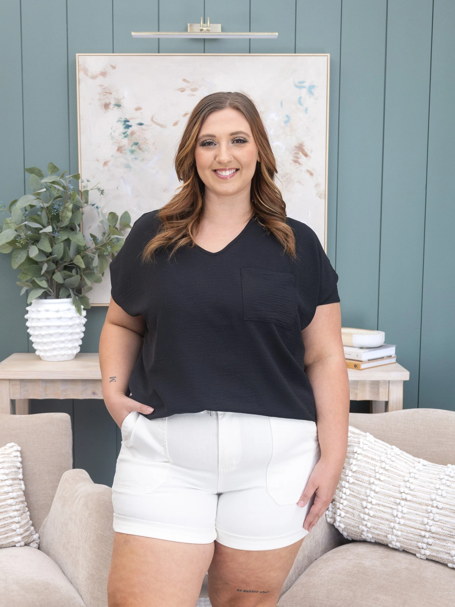 Judy Blue High Waist Cuffed Jogger Shorts | S - 3XL 8 Judy Blue High Waist Cuffed Jogger Shorts | S - 3XL - Image 8