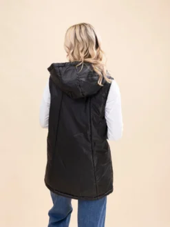 Zip Up Puff Hoodie Vest | S-L -Discount Divas Shop f8c266d65ac152e46be02b3d04d6a8bd