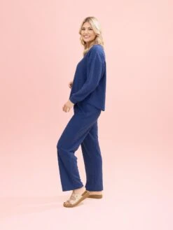 Golden Rib V Neck Long Sleeve Top By DD Design | S-3XL Pair W/ Sku64075 -Discount Divas Shop f9ec554e5c765090068c51e8215bb2d5