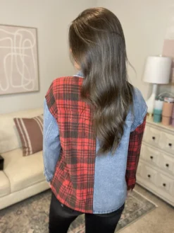 Denim Plaid Casual Jacket | S-3X -Discount Divas Shop fGAB0vOqNC5NM6QrU3ninUCZqJlmKN6hGj4Yi0ti scaled