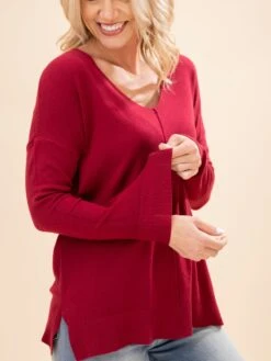 Zenana Viscose "Perfect Knit" Front Seam Sweater | S-3X -Discount Divas Shop fc4187ed90ff9e0531b98484134002ff