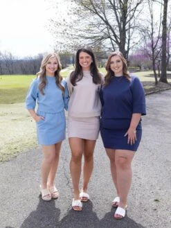 3/4 Sleeve Scuba Knit Top | S-2XL Pair W/ Sku60348