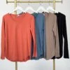 V Neck Long Sleeve Top | S - 3XL