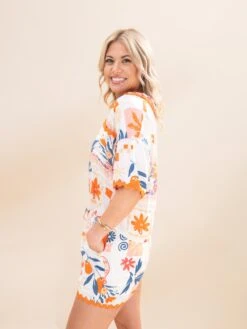 Floral And Fruit Print Wavy Trim Shorts | S-L Pair W/ Sku62100 6 Floral And Fruit Print Wavy Trim Shorts | S-L Pair W/ Sku62100 -Discount Divas Shop fd419e894b336bd94d5ae30dfd92c82f