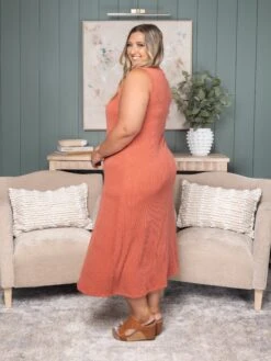 Raised Rib Sleeveless Maxi Dress | S-3XL -Discount Divas Shop fdafd0f6e9f1f1c3b2ecebe7df2132b3