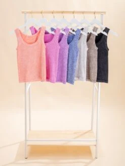 Zenana 2 Way Neckline Washed Ribbed Tank | S/M - L/XL -Discount Divas Shop fdf9569807c9d388d696ea7dd7016421