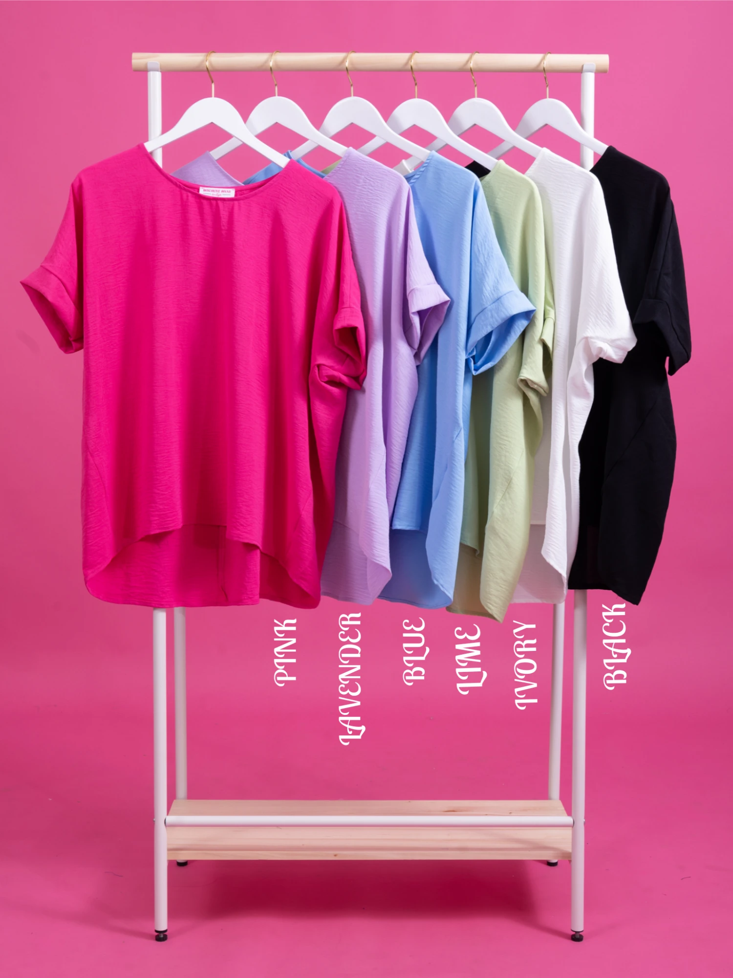 DD Design Airflow Round Neck Top W/ Cuffed Short Sleeves | S - 3XL 2 DD Design Airflow Round Neck Top W/ Cuffed Short Sleeves | S - 3XL - Image 2