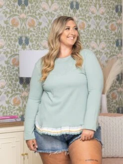 Trim Detail Sweatshirts Top | S-L