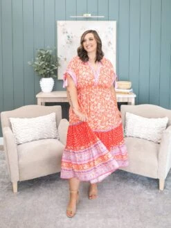 Floral Print Empire Waist Maxi Dress | S-XL -Discount Divas Shop ffd72d2e0e87f94cc6b48b47f4681398