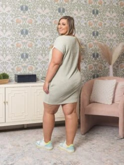 Twist Ribbed Short Sleeve Dress | S-3X 10 Twist Ribbed Short Sleeve Dress | S-3X -Discount Divas Shop ffed1c4df5de33d3547d9a5e3b10e7da