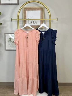 Ruffle Detail Maxi Dress | S - L