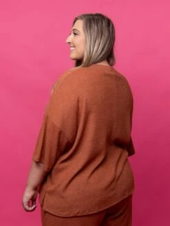 Ribbed Short Sleeve Round Neck Top W/ Chest Pocket | S-3X SET W/ Sku47594 -Discount Divas Shop horp51aERHV9TKycsT49DX3RrrcZEGtlwi4YcE63