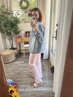 Jeweled Denim Jacket | S - L