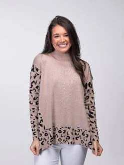 Leopard Print High Neck Sweater | S-XL -Discount Divas Shop jRrsTd0Ctrzc0QTXLMn25YabsKNbh0xsIbPkYBzY