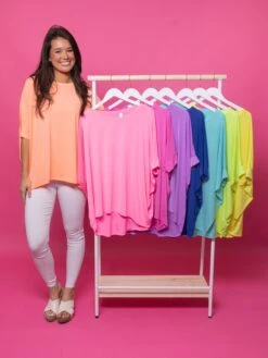 Dear Scarlett Short Sleeve High Low Top | S- 3X