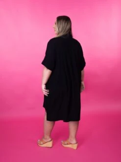 Button Down Drop Shoulder Collared Mini Dress W/ Pockets | S-3X -Discount Divas Shop kOq5R6mIUCb0xZWUrgor1oUJyv3uLXnyNWeqaQVD