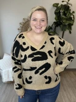 Printed And Perfect Sweater| S-L *Final Sale*