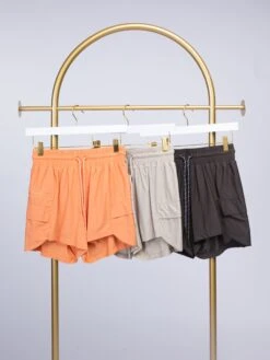 Mono B Active Cargo Drawstring Shorts | S-L SET W/ Sku491823