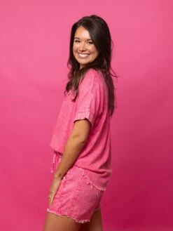 Zenana Washed Linen Frayed Hem Drawstring Shorts | S - XL Set W/ Sku50369 -Discount Divas Shop nIXO6MUVqhh5PAyp8TQmWLfMVexL6hTVY9sxa2C2