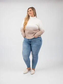 Be Cool Gradient Long Sleeve Turtleneck Sweater | S/M - M/L -Discount Divas Shop nKebbrKdU8NEyrwXSjh1lD7YILNNR9cY0tNwC1ww