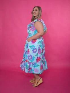 Floral Print V-Neck Lace Detail Flutter Sleeve Maxi Dress | S - 3XL -Discount Divas Shop nY4EHuLKBFjCzrhhdinlQM5qEh5fifwIaVuudvvg