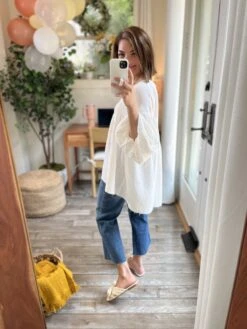 Bubble Sleeve Mineral Wash Top | S-L -Discount Divas Shop r3z31qYe3evwWyJBgUmgjudHzunJO5Nqid9euTsK