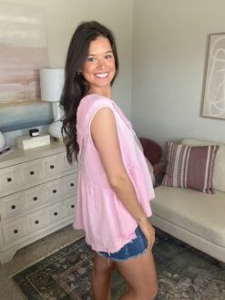 Babydoll Woven Top With Large Collar And Stitch Detailing *Final Sale* -Discount Divas Shop rUONdXEkj9o313bUi6Gg2y03VfXChLtNCMoMoGk1