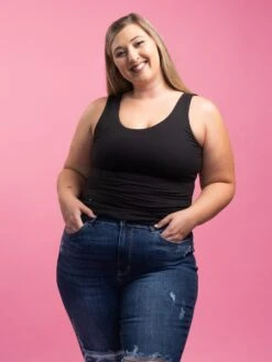 Butter Fabric Sleeveless Round Neck Tank Top | S - 3XL -Discount Divas Shop rgATkhvnn2zfFhb9ocChxgLvXffud68vgRkIK3em