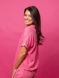 Zenana Washed Linen Raw Edge Short Sleeve Collared Shirt | S - XL Set W/ Sku50368 -Discount Divas Shop sPDeL1pR4YsUGKgjK134r0rPc6ql4bvIlDusyFDO