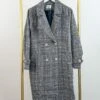 Classic Plaid Button Down Trench Coat | S - L