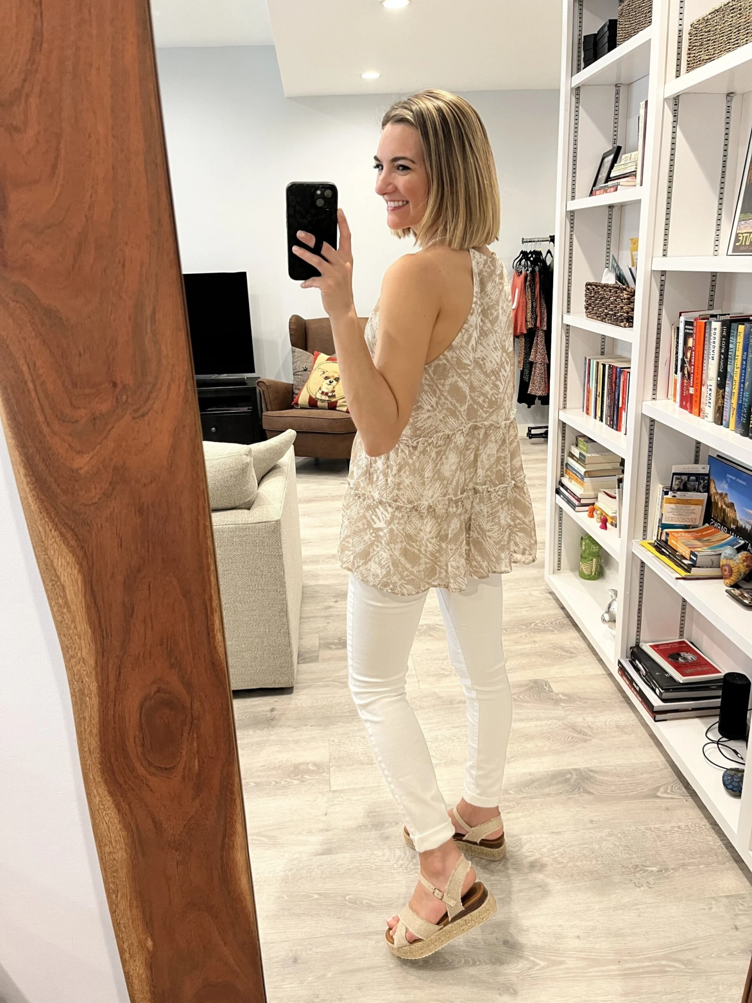 Print Halter Sleeveless Top *Final Sale* 1 Print Halter Sleeveless Top *Final Sale*