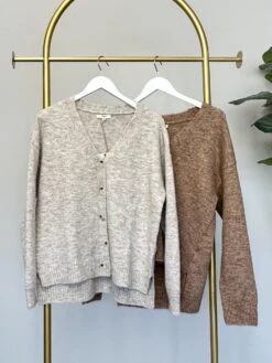Button Down Sweater Cardigan | S - L
