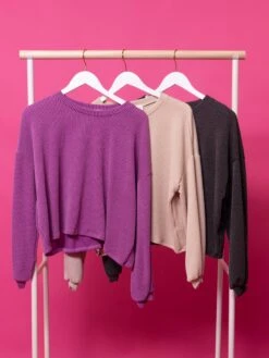 Manifest Long Sleeve Ribbed Top | S - 3XL Set W/ Sku49292